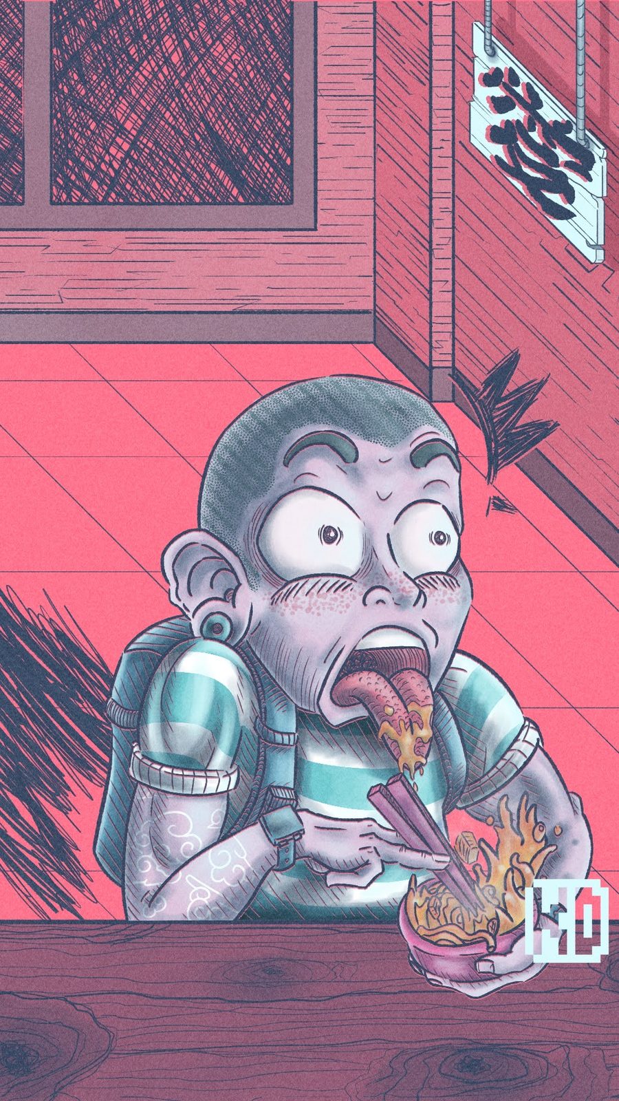 Ramen illustration